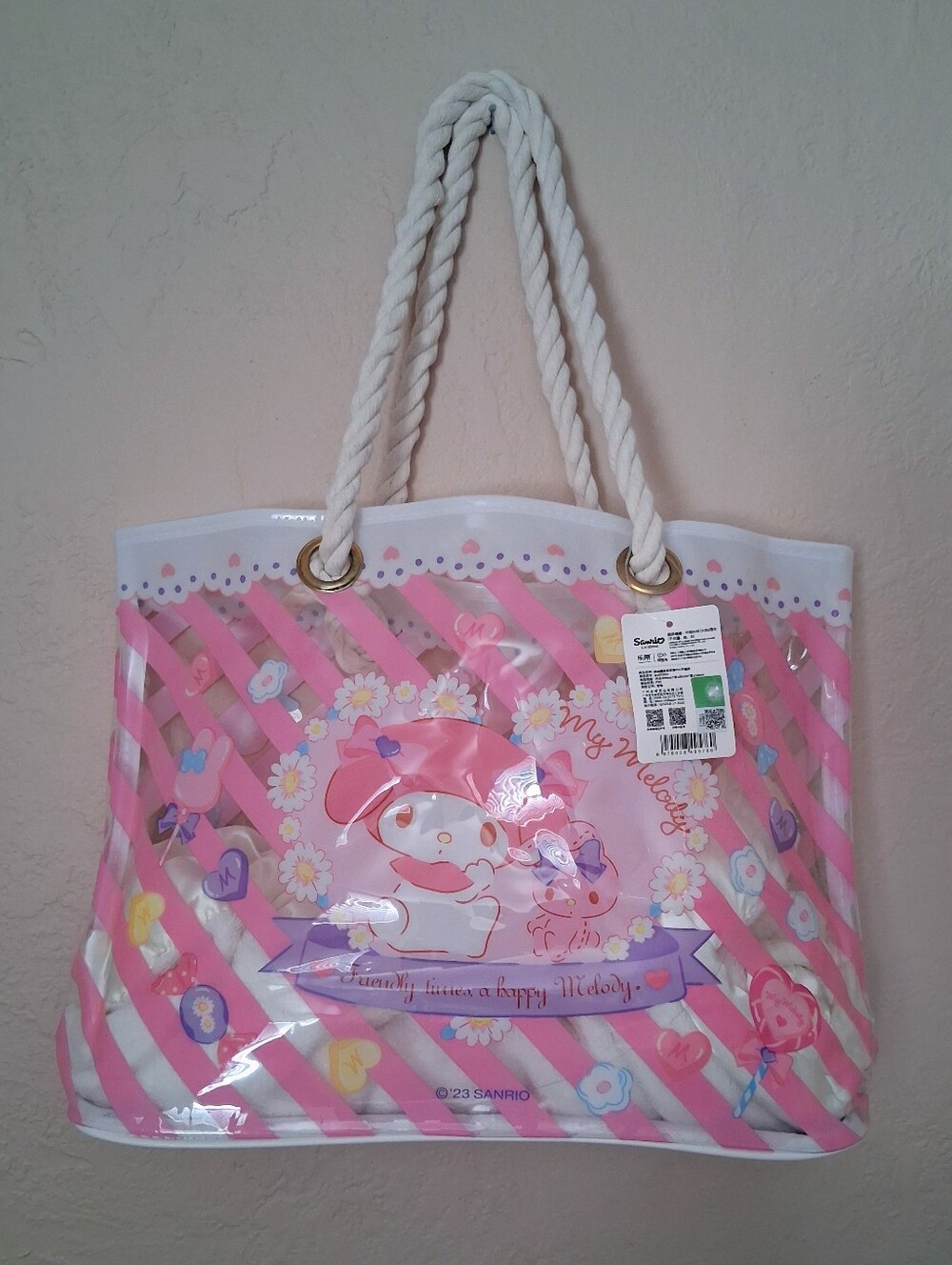 Sanrio My Melody PVC Tote Bag